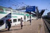 Foto Yunus Boiocchi/LaPresse 1 Febbraio 2022 Milano, Italia News Stazione del passante ferroviario Milano Certosa Photo Yunus Boiocchi/LaPresse February 1, 2022 Milan, Italy News Milano Certosa railway station
