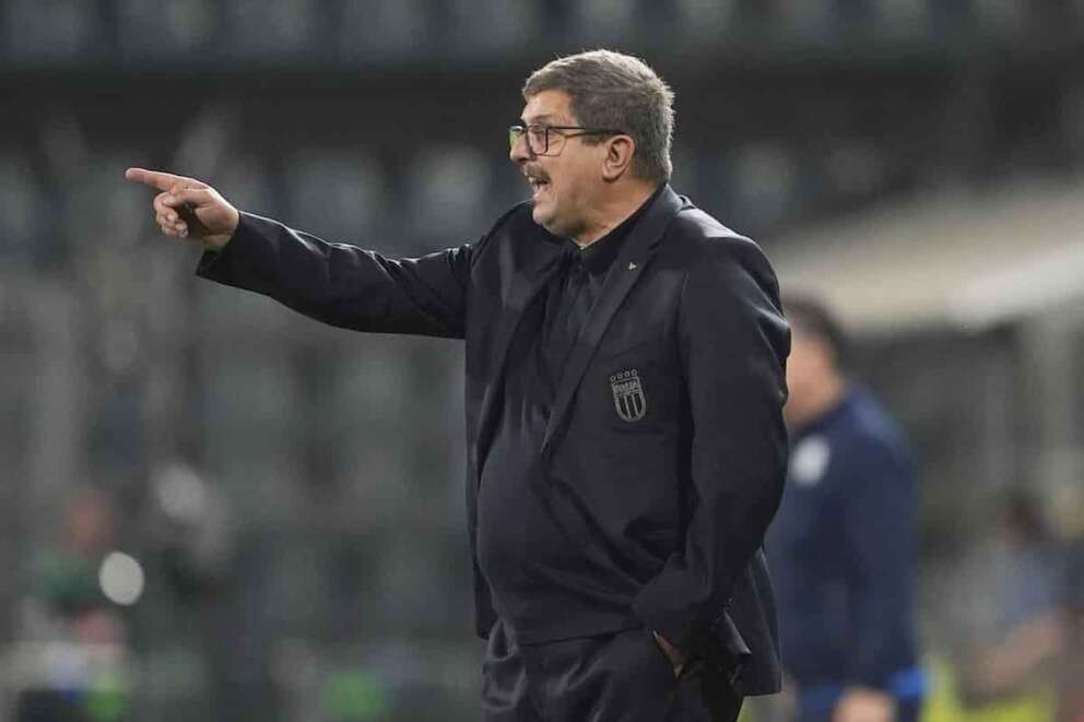Italy’s head coach Silvio Baldini during the qualifying round for the 2027 UEFA European Under-21 Championship between Italy and Armenia (Group E – Day 5) at the “Giovanni Zini” Stadium in Cremona, Italy – October 14, 2025. Sport – Soccer (Photo by Fabio Ferrari/LaPresse)