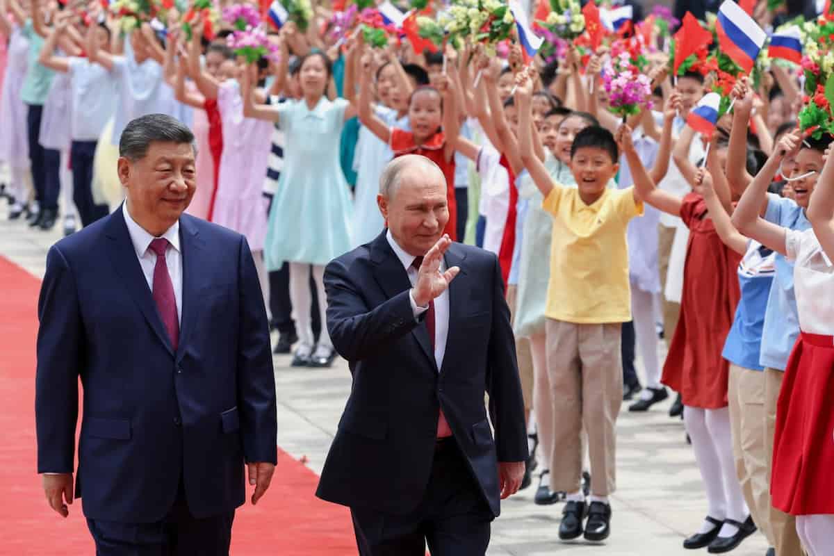 Cina Russia Putin Xi Jinping
