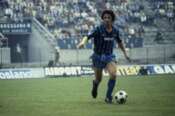 ¬©LaPresse archivio storico Italia anni ’80 sport calcio Evaristo Beccalossi nella foto: il regista dell’inter Evaristo Beccalossi