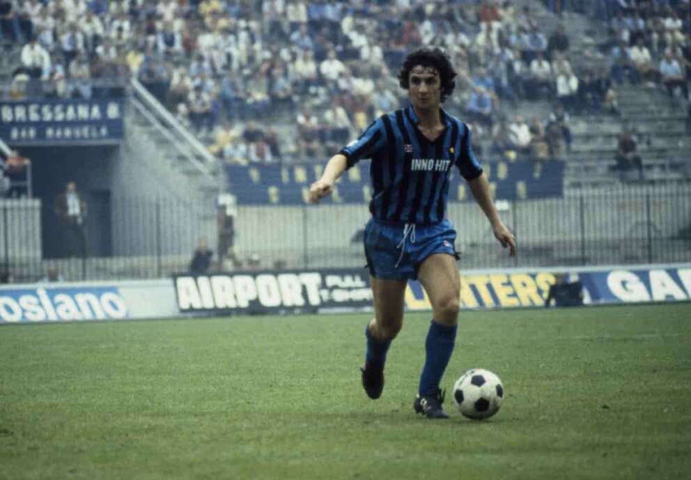 ¬©LaPresse archivio storico Italia anni ’80 sport calcio Evaristo Beccalossi nella foto: il regista dell’inter Evaristo Beccalossi