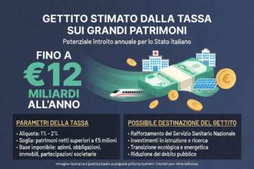 L’Italia è il Paese delle banane, per questo teme la tassa sui grandi patrimoni…
