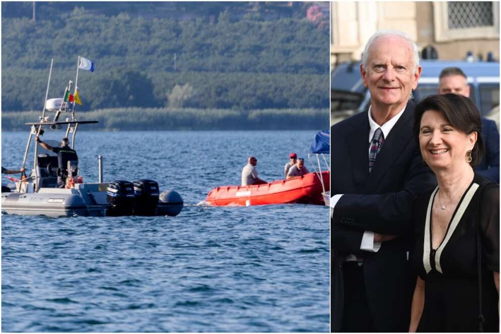 Il marito della ministra Roccella scomparso nel lago di Vico, sommozzatori e sonar per le ricerche: ipotesi shock termico
