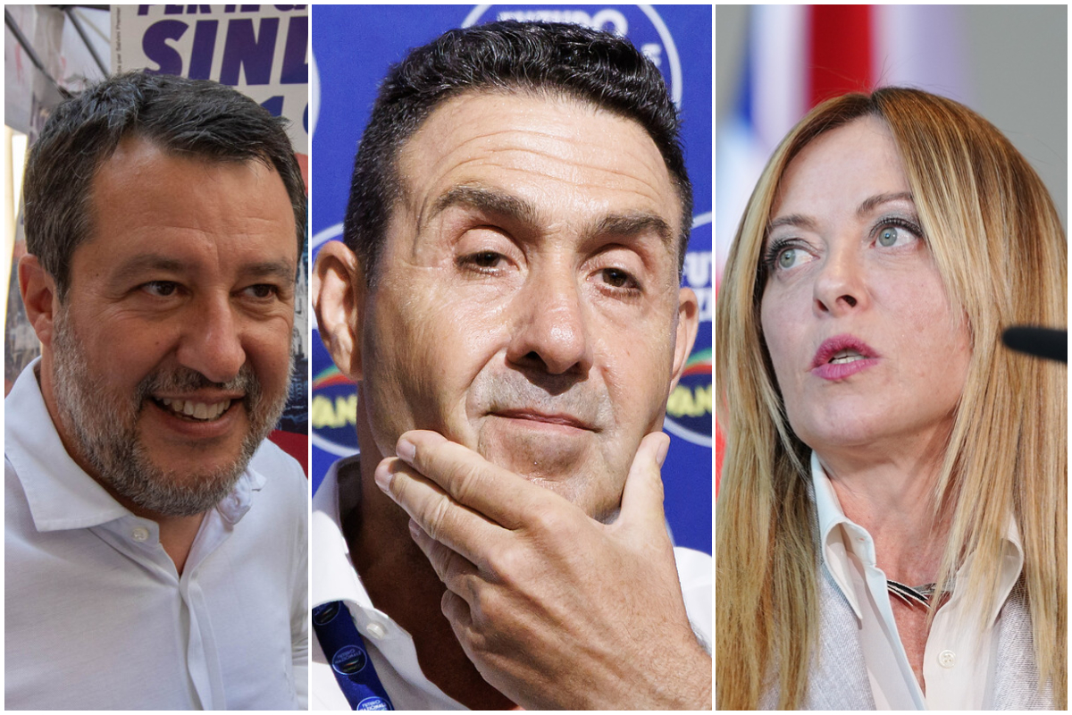 Salvini Vannacci Meloni