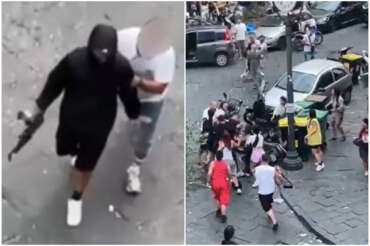 Perché un uomo minacciava con un kalashnikov nel centro di Napoli: la lite a Montesanto, i colpi in aria, i tre arrestati